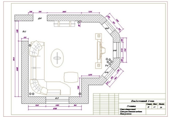 Дизайн проект 2-х этажного частного жилого дома