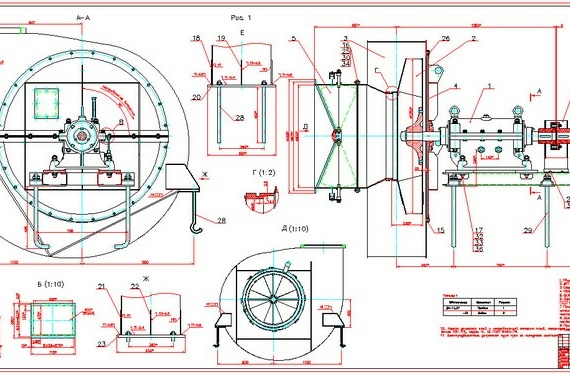 Smoke pump DN-12,5U - drawings