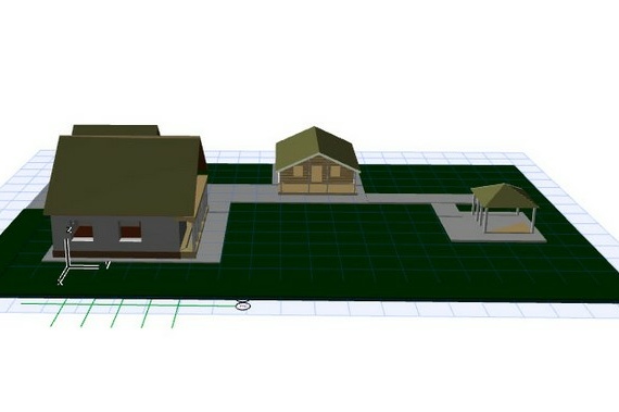 House with home plot - AR