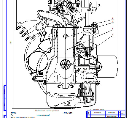 Двигатели 2106 и 2112 - чертежи