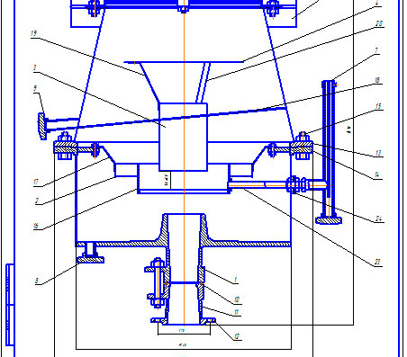 Hydraulic transition valve - Drawings, PP