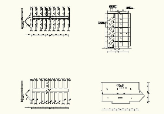 7-storey 2-section panel residential building