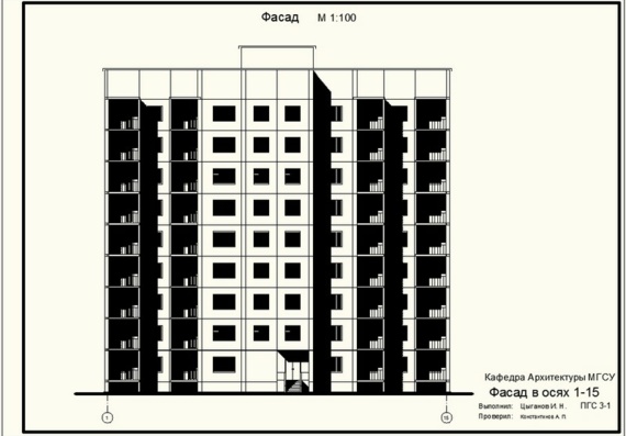 9-ти этажное крупнопанельное жилое здание в г.Саранск