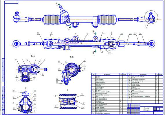 Проект рулевого управления Иж-2126