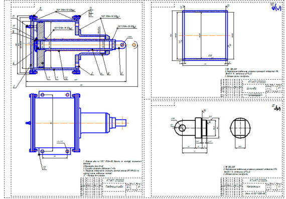 Spring Disassembly and Assembly Bench - Drawings