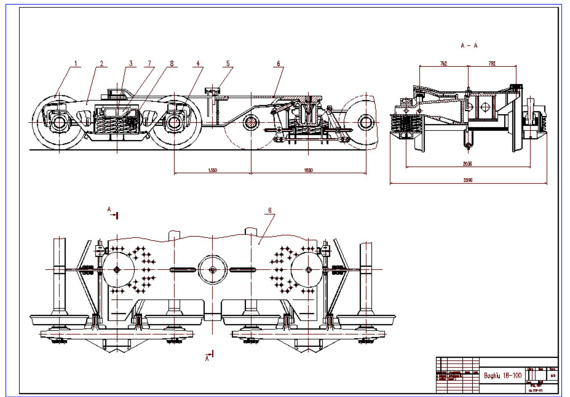 Trolley 18-100 - Drawings