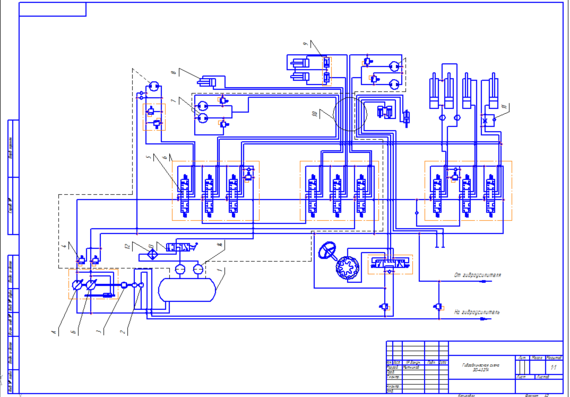 Hydraulic scheme EO-4321A