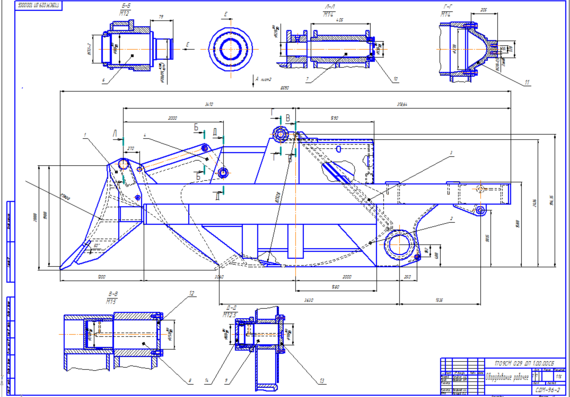 RO of bulldozer-scraper (sheet 1)
