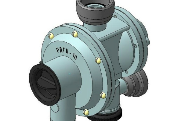 RDGK-10 gas pressure regulator