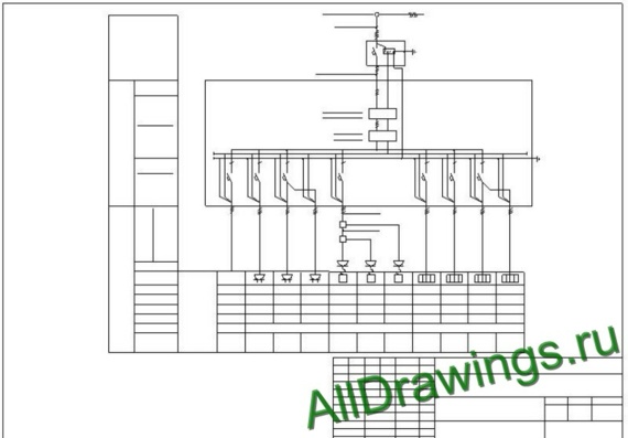 Power supply drawings of the trade pavilion