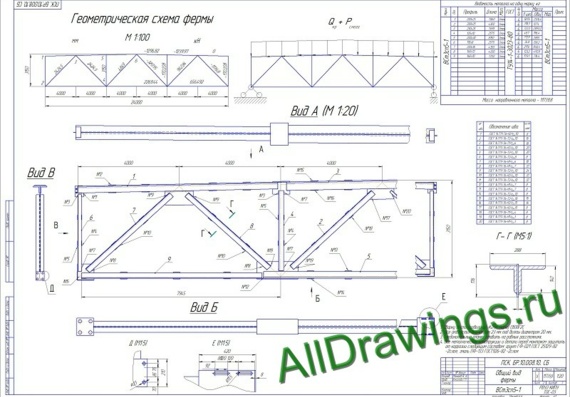 Design of industrial building rafter truss
