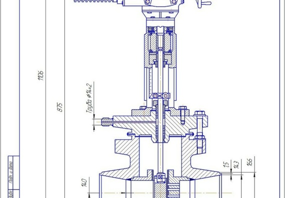 Electrically operated gate valve