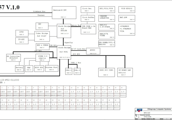 ECS 557S-1-4-01 - rev 1.0 - Motherboard Diagram