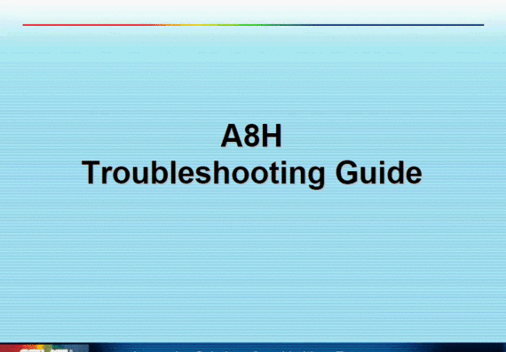 ASUS A8H Troubleshooting