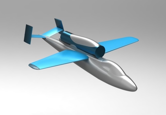 Heinkel 162 - 3D model