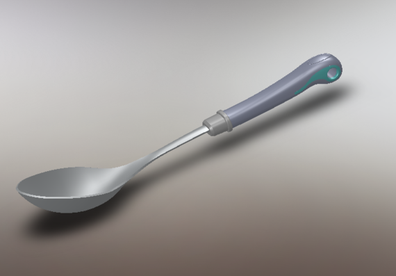 Stainless Steel Spoon - 3D Model