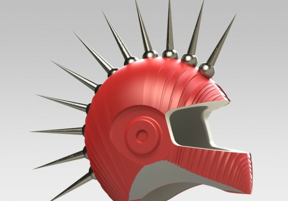 Шлем панка - 3D модель