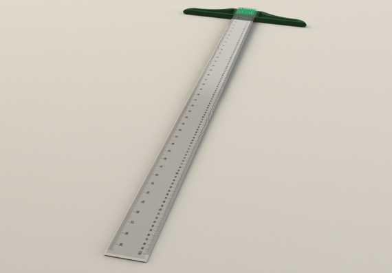 T-ruler - 3D model