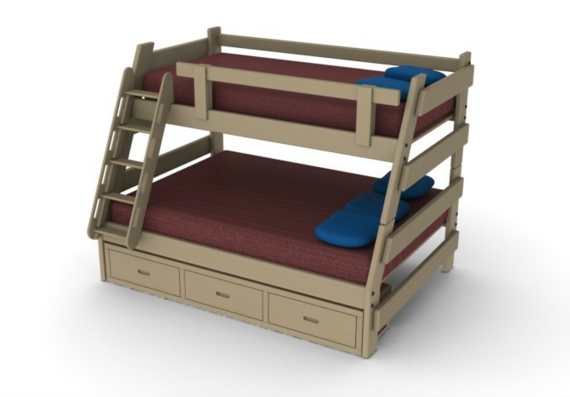 Bunk Bed - 3D Object Modeling