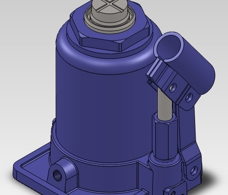 Hydraulic Jack - 3D Model