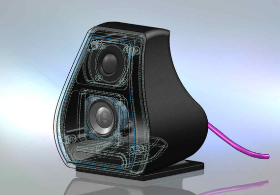 Computer Speaker FatBoy - 3D model