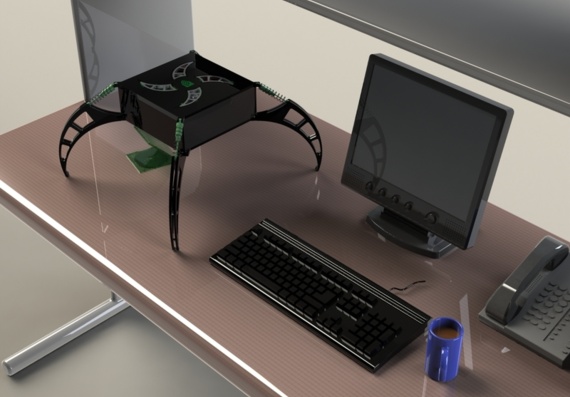 Компьютер-паук - 3D модель