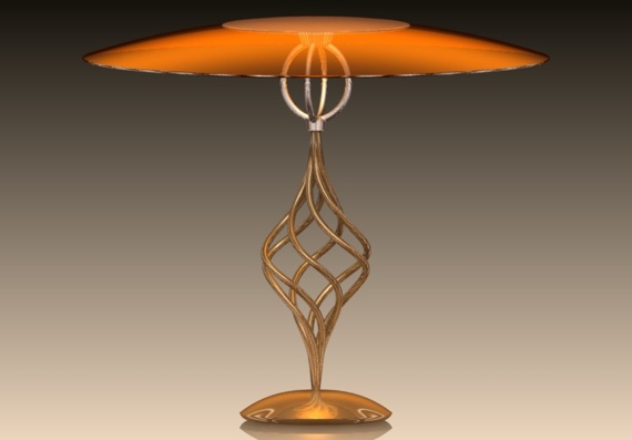 Спиральная Лампа - 3D модель