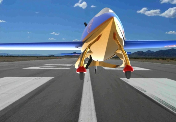 Гоночный самолет - концепт - 3D модель