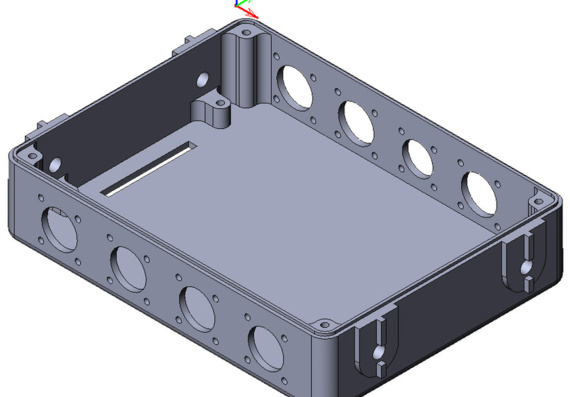 Коробка для электронных компонентов - 3D модель