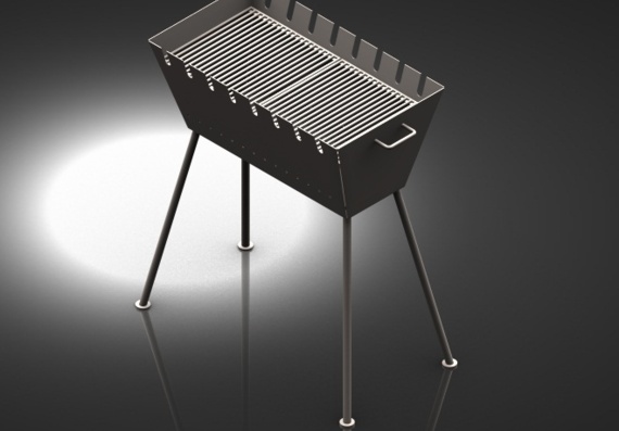 Barbecue - 3D model