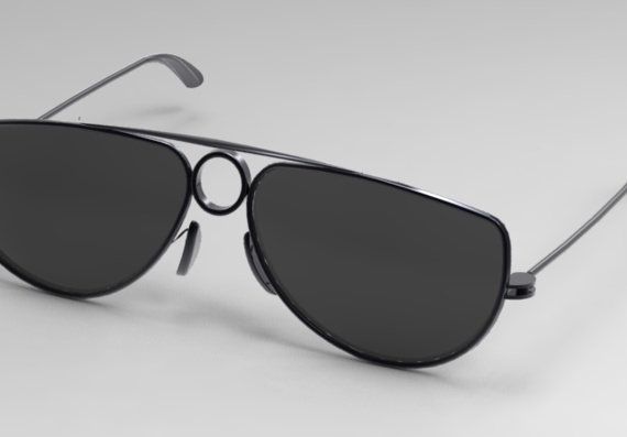 Safety glasses - 3D model