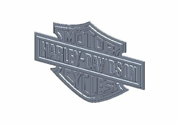 Лого Харлея - 3D модель