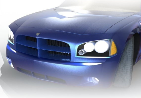 Dodge Charger SRT8 - 3D модель