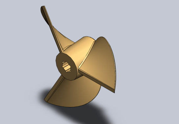 Лезвие пропеллера - 3D модель