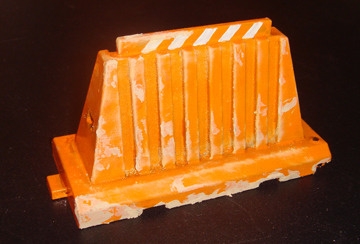 Road barricade - 3D model