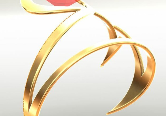 Золотое кольцо - 3D модель