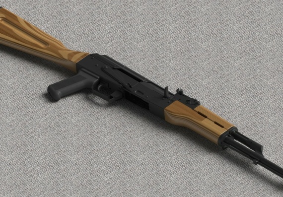 AK-47 - 3D модель