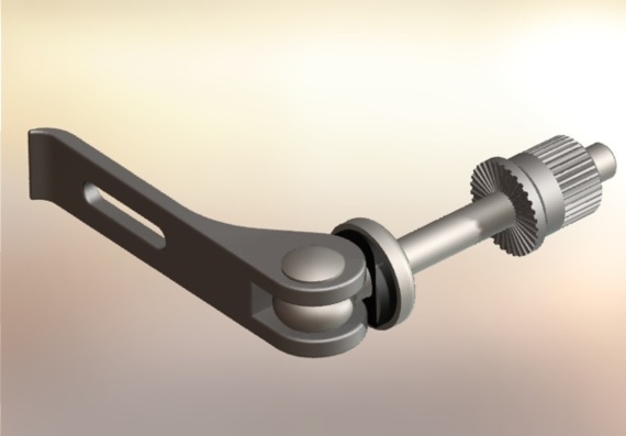 Bicycle saddle clamp - 3D model