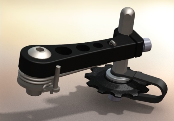 Натяжное устройство для цепи односкоростного велосипеда - 3D модель