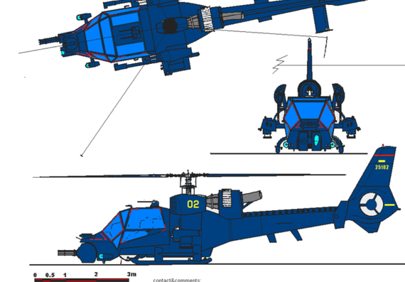 Helicopter - 3D model