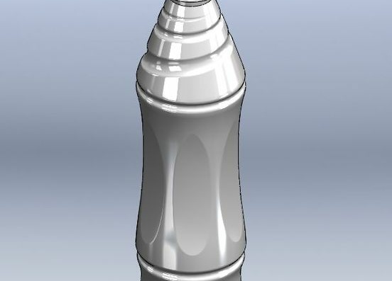 500 ml bottle - 3D model