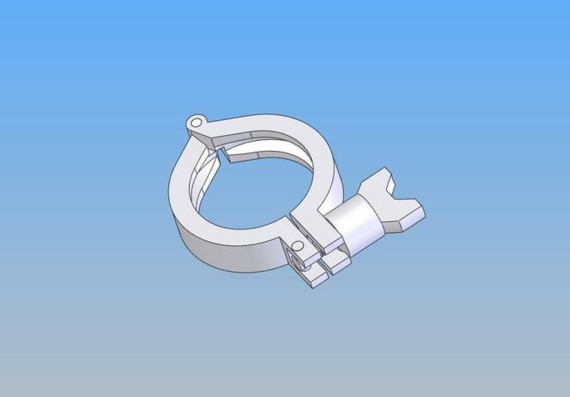 2-inch clamp - 3D model