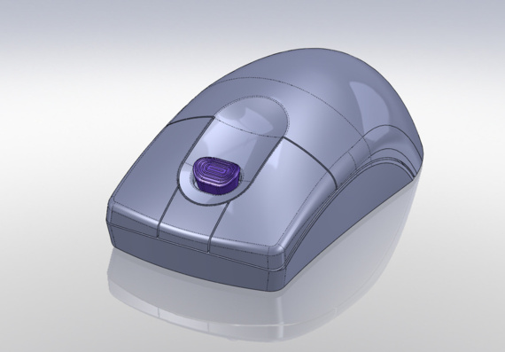Компьютерная Мышь - 3D модель