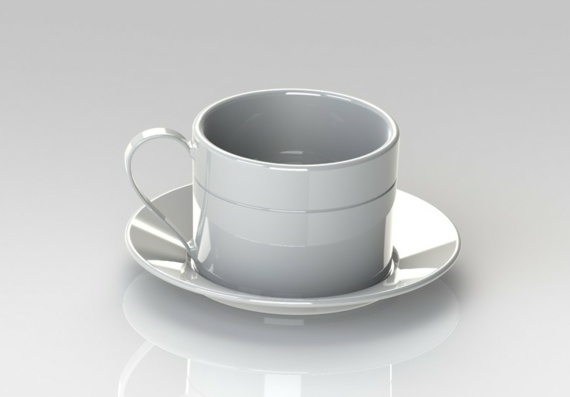 Чайный сервиз - 3D модель