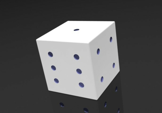Кубик - 3D модель