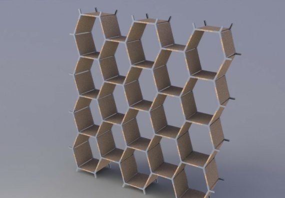 Book Honeycombs - 3D Model