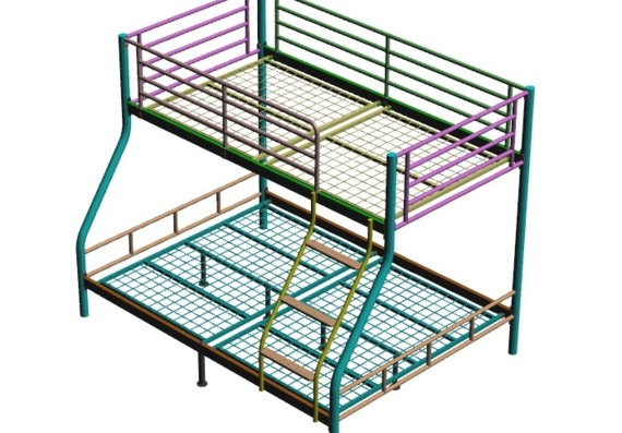 Двухъярусная кровать – Моделирование объекта
