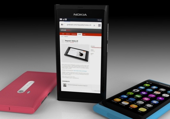 Nokia N9 - 3D модель