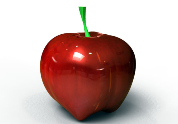 Яблоко - 3D модель