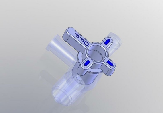 Medical clamp - 3D model